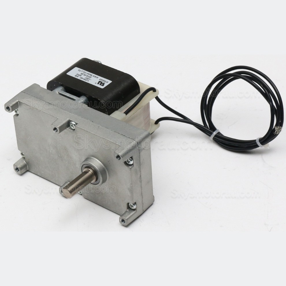 110/220V Shade Pole Gearmotor GF-YJ61 Single Phase with Ratio 251:1 - 5078:1 Spur Gearbox